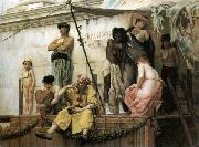 Gustave Boulanger Le march aux esclaves painting